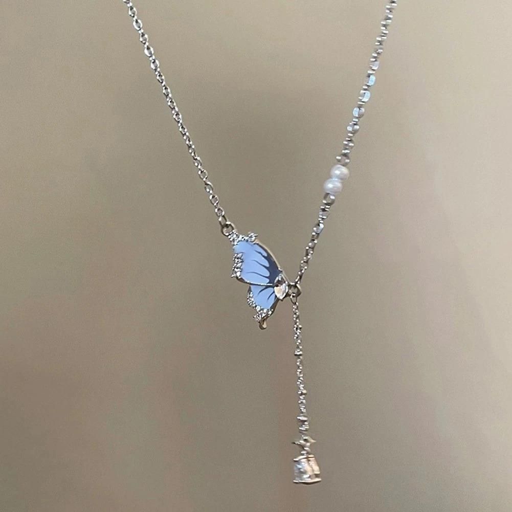 Butterfly Tassel Necklace